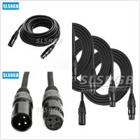 } {:“{ 3 Pin สายเคเบิล DMX DMX สาย DMX512พอร์ต XLR ตัวผู้ตัวเมียสายสัญญาณไฟเวทีพร้อมข้อต่อโลหะการเชื่อมต่อสำหรับ Stage &amp; DJ