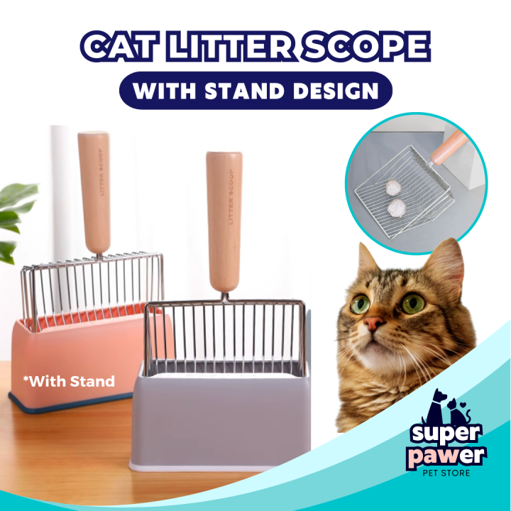 [SUPERPAWER] Premium Quality Cat Litter Scope With Stand Cat Litter