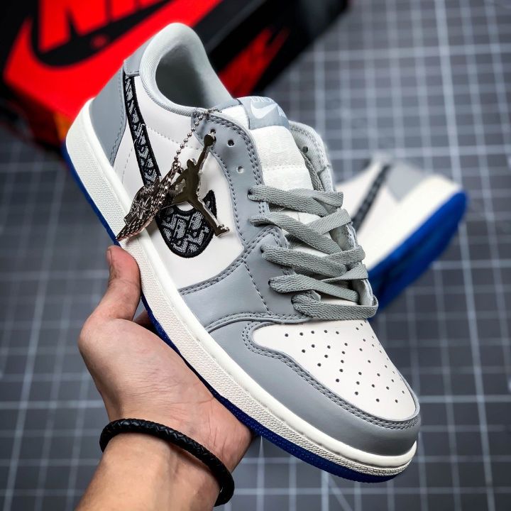 Giày Nike Jordan 1 High Grey x Dior CN8607002  Fandy