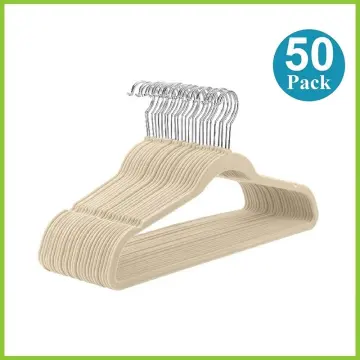 at Home 50-Pack Grey Velvet Suit Hangers