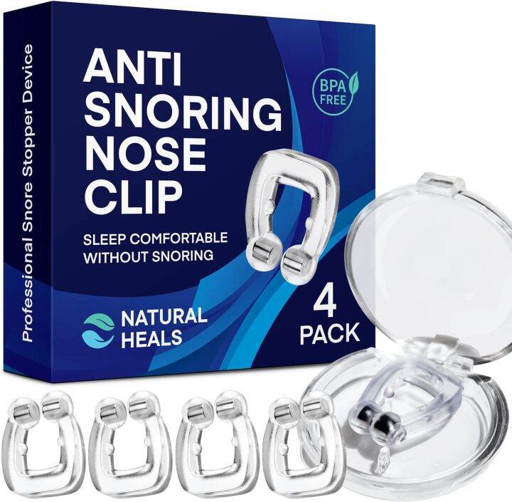 Natural Heals Anti Snoring Nose Clip 4 Count | Lazada PH