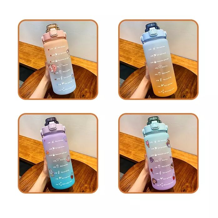 กระติกน้ำ-2-ลิตร-ขวดน้ํา-2-ลิตร-พร้อมหลอดดูด-ขวดน้ำขนาดใหญ่-พร้อมหลอด-มีมาตรบอกระดับน้ำ-สไตล์สปอร์ต-กระบอกน้ำดื่ม-แบบพก-2l-water-bottles-drink-bottles