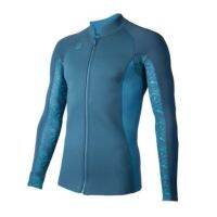 Mens top anti-UV long-sleeved 1.5 mm neoprene turquoise เสื้อนีโอพรีนแขนยาวสำหรับผู้ชายรุ่น 500