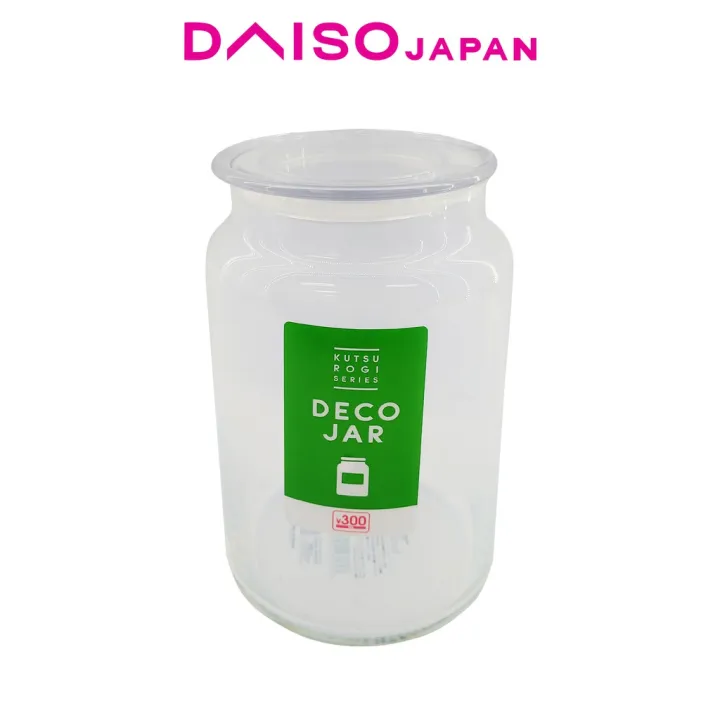 Daiso Kutsurogi Glass Deco Jar 1L5ll Lazada PH