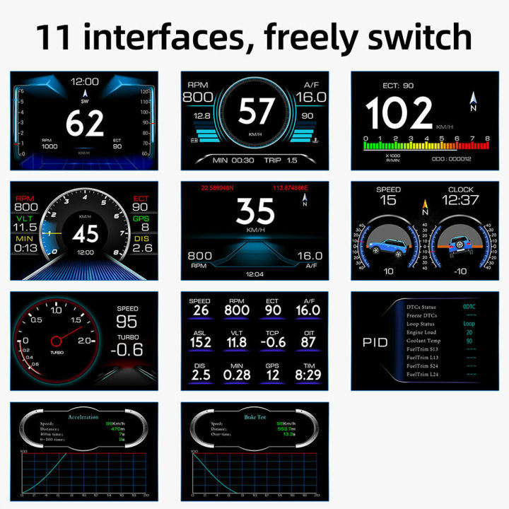 p21-gps-obd2-hud-smart-digital-gauge-มาตรวัดความเร็วแบบดิจิตอล-car-computer-head-up-display-driving-turbo-speed-alert-มาตรวัด-obd2-พร้อมมาตรวัดความลาดเอียง-สำหรับรถทุกคัน-suv-rv