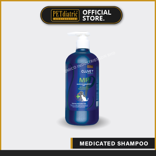 Cluve®T MP (Medicce Peppermint) medicated shampoo for dog/cat 380ml