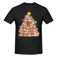 【New】ภาษาอังกฤษ Bulldog Christmas Xmas Tree เสื้อสุนัขเสื้อผ้ากราฟิก Tshirt เสื้อแขนสั้นเสื้อกล้ามเสื้อยืด Unisex Tee