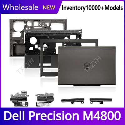 New Original For Dell Precision M4800 Laptop LCD back cover Front Bezel Hinges Palmrest Bottom Case A B C D Shell