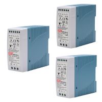 แหล่งจ่ายไฟราง Din Ac-Dc ตัวควบคุมแรงดันไฟฟ้าไดรเวอร์ Power Suply 110V 220V