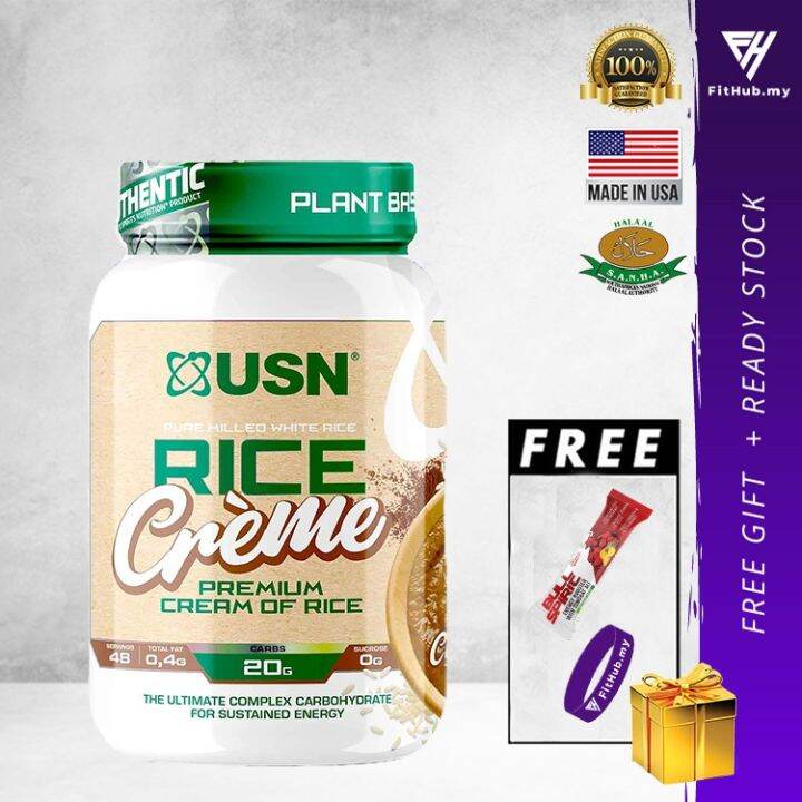 USN Rice Crème (1.2kg Chocolate) Complex Carbohydrate for Sustained Energy, CarbLoading