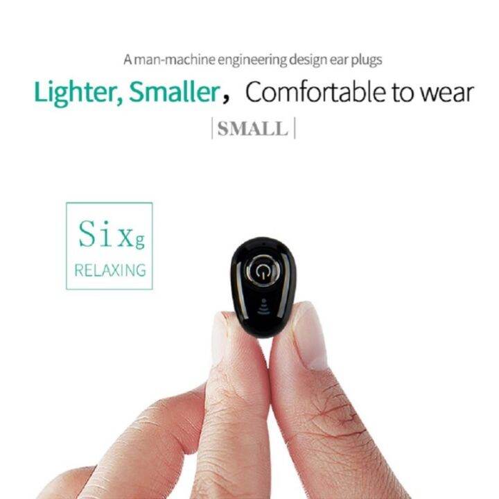 หูฟังหูฟังที่มองไม่เห็นในหูมี-s650สำหรับไมค์หูฟังบลูทูธสไตล์นักธุรกิจโทรศัพท์มือถือบลูทูธไร้สายแบบแฮนด์ฟรีหูฟังขนาดเล็กแท้-amp-ชุดหูฟัง