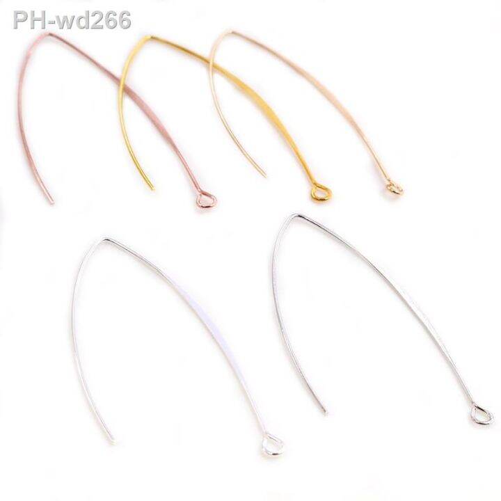 yf-20pcs-gold-rhodium-28-55mm-french-v-shaped-earring-hooks-findings-ear-wire-settings-base-jewelry-making