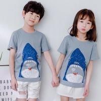 2-15 Years Boys Girls Shirts Tshirts Childrens Fashion Loose Print Girls T Shirts