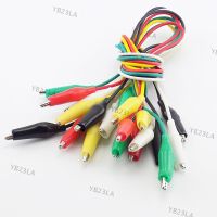 10pcs Alligator Crocodile Clips Cable Test Leads Jumper Wire Cord Electric Repair DIY Roach Clip Electrical Randomly Color ClipsYB23TH