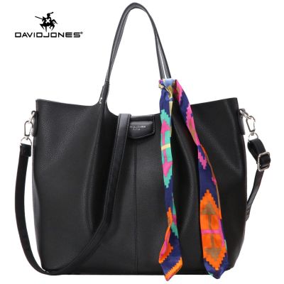 [COD]David Jones Paris Tote Bag Women Sling Bag Ladies Handbag nded Shopping Bag Leather Shoulder Bag
