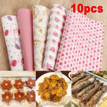 50Pcs Wax Paper Disposable Food Wrapping Greaseproof Paper Soap Packaging  Paper