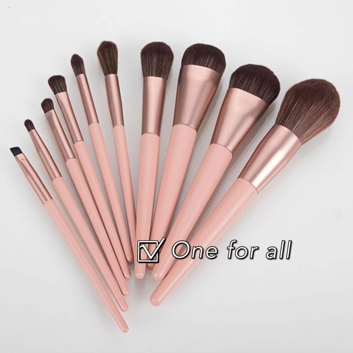 พร้อมส่ง-แปรงแต่งหน้า-h28-brush-set-เซต10ชิ้น-พร้อมกระเป๋า-แปรงปัดแก้ม-แปรงไฮไลท์-แปลงแต่งหน้า-make-up-brush-fancy-สีสวยมากๆ