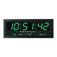 PL-นาฬิกาดิจิตอล(JH4819) 48x19x4.5cm นาฬิกา ตั้งโต๊ะ LED DIGITAL CLOCK นาฬิกาแขวน นาฬิกาตั้งโต๊ะ มี4สี