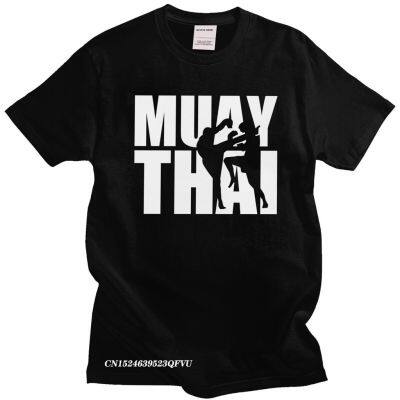 Stylish Muay Thai Men Camisas Mend Thailand Fighter Kickboxing Martial Harajuku Shirt Aesthetic Fitted Cotton T-Shirt Ap