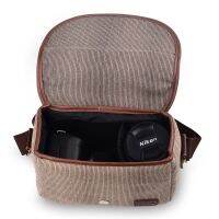 เคสสำหรับ Sony สะพายไหล่ DSLR สำหรับผู้ชายผู้หญิงผู้ชายปกแคนนอนผ้าใบขนาดเล็ก Z30แคนนอนการถ่ายภาพกระเป๋ากล้องย้อนยุค