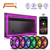 [WDB]♠ 5M TV Backlight Color Changnig 5V USB Powered RGB5050 LED Strip Light for 24 80 Inch TV Mirror PC Decoration Christmas