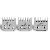 DODAER 3 Packs Professional Detachable Replacement Ceramic Blades Set,Cut Length 5/32-Inch to 3/8-Inch,compatible with Andis AGC,BDC,BGC,MBG Series/oster Classic 76/Star-Teq/Power-Teq/A5 Clipper 1-1/2+2+3-1/2(3 Pack)