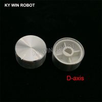 1 pcs 25x13mm 6mm Shaft Hole Aluminum Alloy Potentiometer Knob White (D-axis)