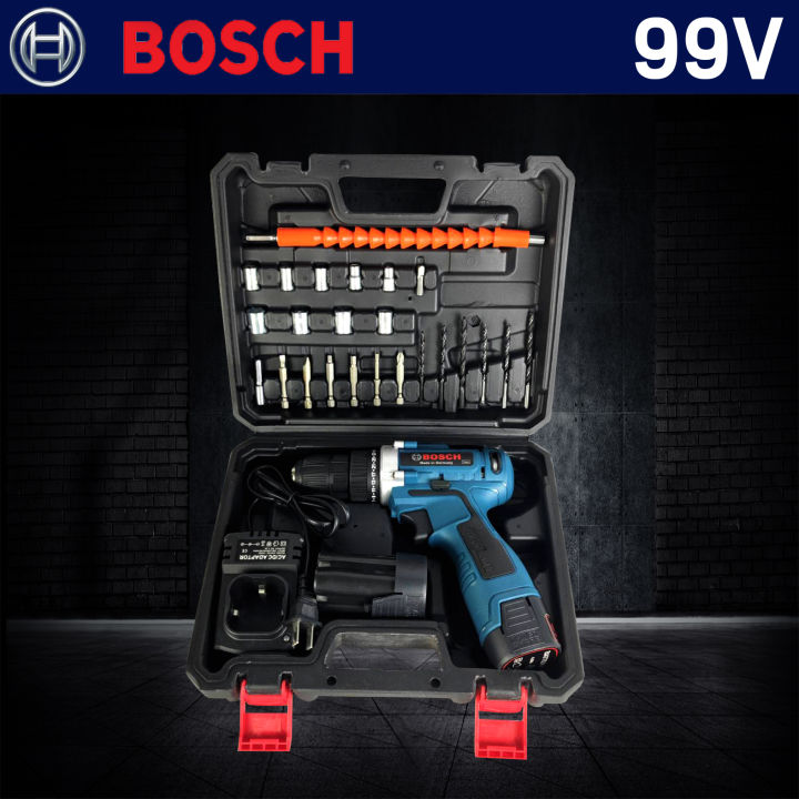 bosch-สว่านไร้สาย-สว่านแบต-2-ระบบ-99v-สว่าน-พร้อมแบตเตอรี่-li-ion-2-ก้อน-งานเทียบ