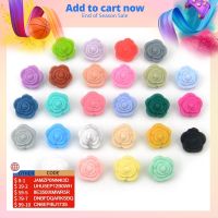 【DT】hot！ LOFCA 10pcs Face Silicone Beads Teething Teether Baby Chewing Necklace Soft Chewable