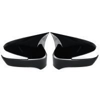 Car Door Side Rearview Mirror Cover Trim Cap Fit for Honda Civic 8Th 2005-2012