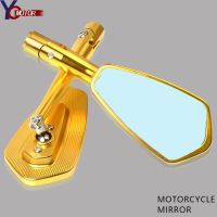 For Honda NC750 CB650F For Kawasaki ZX6R GTR 1400 Z900RS VERSYS 1000 Universal Motorcycle Mirror Motocross Side Rearview Mirrors