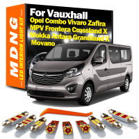 MDNG Canbus รถยนต์ LED ภายในแผนที่ชุดไฟสำหรับ Opel Combo Zafira MPV Frontera Crossland X Antara Grandland X Movano Mokka Vivaro