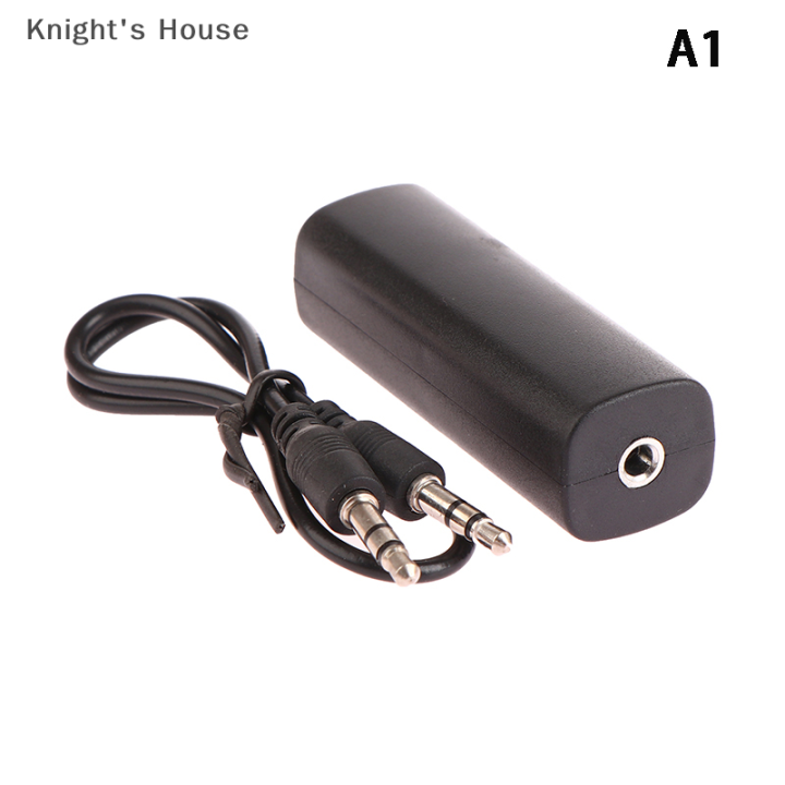 knights-house-อุปกรณ์แยกเสียงรบกวนแบบกราวด์ตัวแยกสัญญาณรบกวนสำหรับรถยนต์ระบบเสียงสเตอริโอสายลำโพง3-5มม-ตัวกรองสัญญาณรบกวน-aux