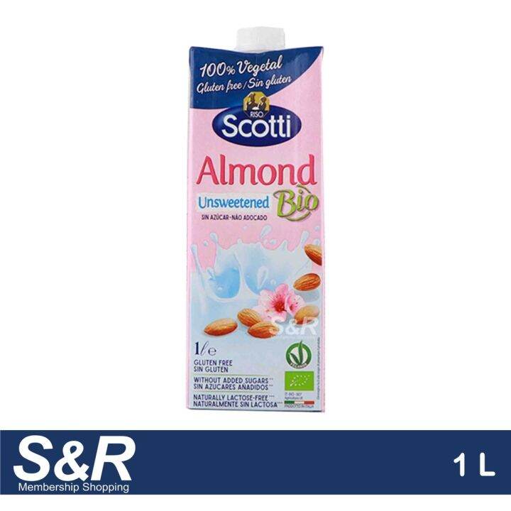 Riso Scotti Unsweetened Almond Milk 1L Lazada PH
