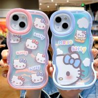 เคสโทรศัพท์มือถือการ์ตูน Hello Kitty สำหรับ iPhone 14 Pro Max 14 Plus 13 Pro Max 12 Pro Max 12 Pro Max ซิลิโคนนิ่มฝาหลังโทรศัพท์กันกระแทกสำหรับ iPhone 11 Pro Max XR XS Max