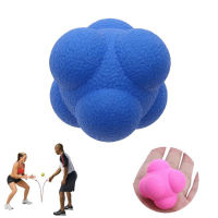 Hexagonal Reaction Ball Silicone Agility Coordination Reflex Exercise Sports Fitness Training Ball