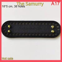 Samurry ✨Hot Sale✨ Car กระเป๋าด้านล่างทำด้วยมือกระเป๋าหนังทรงกลมทรงวงรีสำหรับอุปกรณ์เสริมกระเป๋า