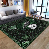 Creative Pattern Horrible Skull Cars Soft Halloween Decor Mat Living Room Bedroom Bedside Entrance Doormat Floor Non-slip Rug