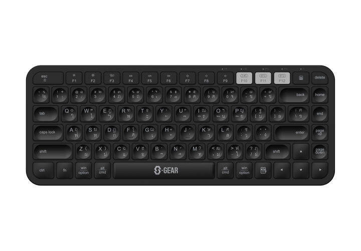 s-gear-kb-h701-bluetooth-keyboard-black-คีย์บอร์ดไร้สาย-แป้นภาษาไทย-อังกฤษ-สีดำ-ของแท้-ประกันศูนย์-2ปี