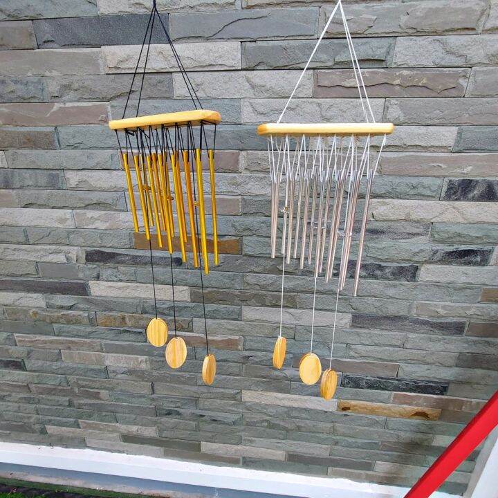 wind-chimes-กระดิ่งลม-เสียงเพราะ-กระดิ่งลม-เรียกทรัพย์-โมบายลม-กระดิ่งลม-กระดิ่งแท่งสีเงินและสีทอง-แขวนตกแต่งบ้าน-ที่ทำงาน-ร้านค้า-wind-chime-ตกแต่งบ้าน-ตกแต่งสวน-กระดิ่งลม-ฮวงจุ้ย