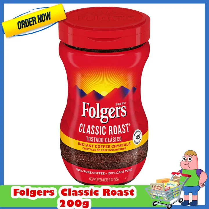 Folgers Instant Coffee Classic Roast 200g Lazada PH