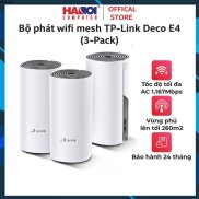 Bộ phát wifi mesh TP-Link Deco E4 3-Pack 2 cổng WAN LAN 10 100Mbps