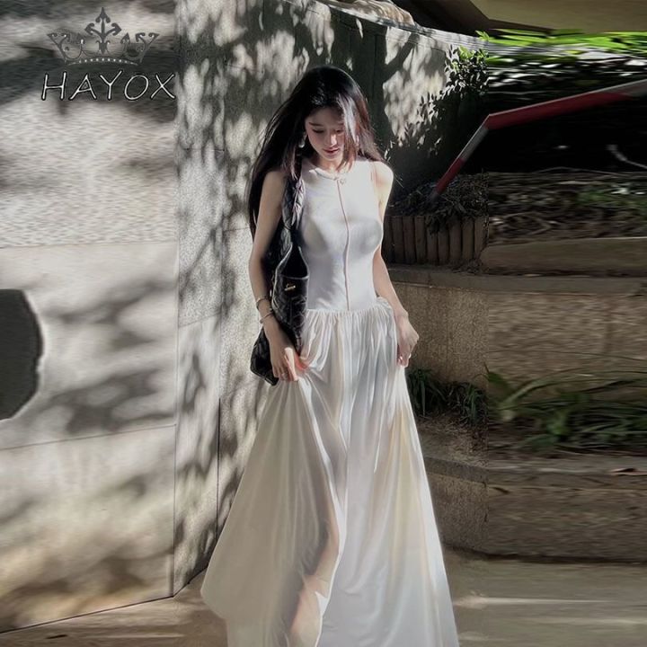 Đầm Cho Nữ Phong Cách Mới Trong Mùa Hè 2022 Đầm Dài Không Tay Váy Lớn