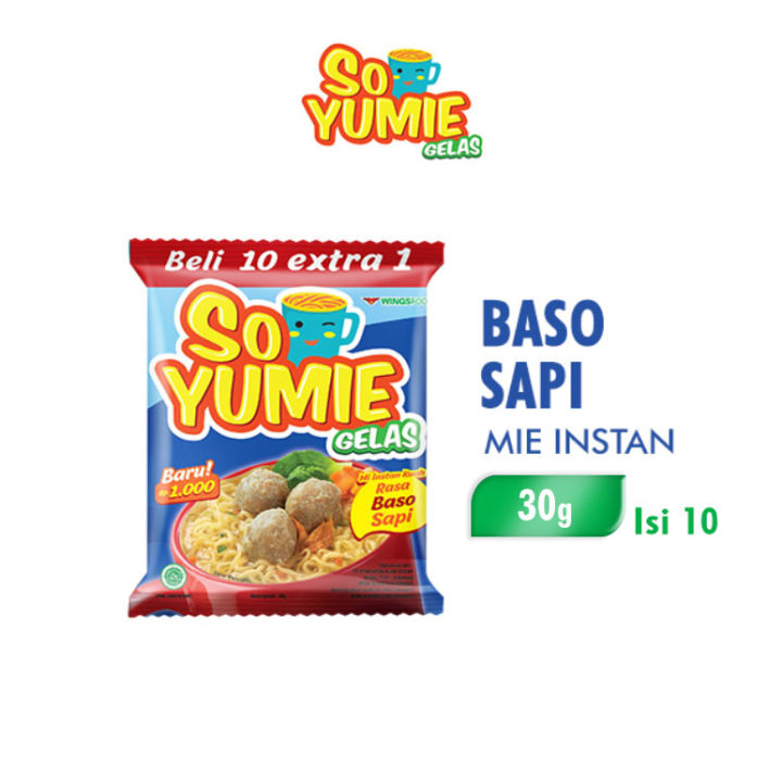 So Yumie Gelas Baso Sapi X10 Lazada Indonesia