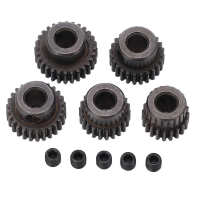 5PCS 48DP Motor Gear 5mm Shaft Hole 20T/22T/24T/26T/28T Gear Pinion for Monster 1/10 RC Truck Pipe Fittings Accessories