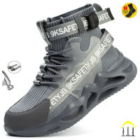 Man Safety Shoes Puncture-Proof Work Sneakers Lightweight Work Shoes Men Steel Toe Shoes Safety Boots Indestructible Shoes