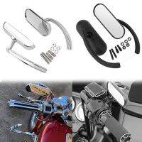 กระจกรูปไข่สำหรับ Kaca Spion Motor วิบาก2ชิ้น/คู่สำหรับ Softail Sportster การเดินทาง Electra ร่อน