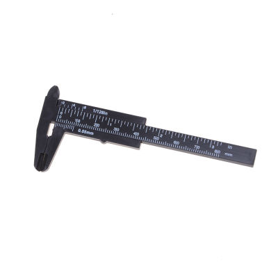 Rayua 80mm MINI นักเรียนพลาสติกเลื่อน vernier caliper Gauge TOOL