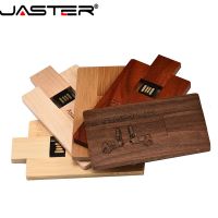 JASTER laser Engraved Wooden Card USB 2.0 4GB 8GB 16GB 32GB 64GB Memory Flash Drive For Wedding Photography Company