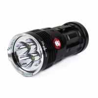 SKYRAY ไฟฉาย 4 ตา SKYRAY 4 x Cree XM-L2-T6 LED 6800Lm พร้อมที่ชาร์จถ่านและถ่านชาร์จ